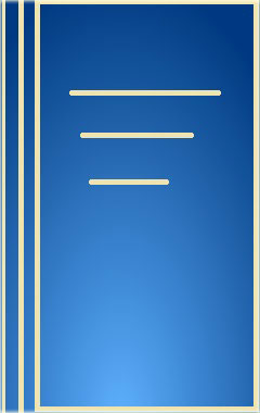  Plain Volant Notebook: Blue X-Large